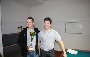 L'équipe finaliste du tournoi : Frédéric BLIN - Bertrand FORLEN