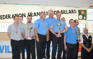 Juin 2013 - Le FCM (BLIN, HABY, BENS) vice champion de France en Championnat de France par équipe 3 Bandes DIV4 (06/2013)