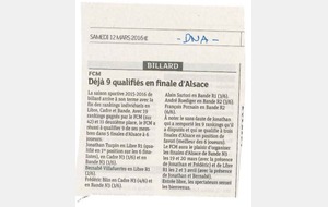 2016-03-12 - Déjà 9 qualifiés en finale d'Alsace (DNA)