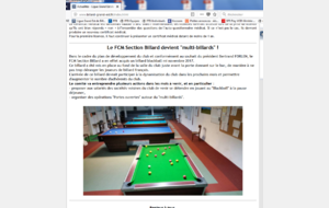 2017-12-03 - News sur le site de la ligue