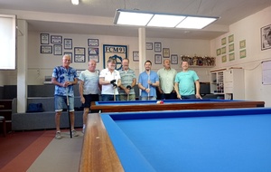 Jordan AUBERT et les 6 stagiaires du FCM