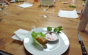 Mardi midi : nems maison en entrée