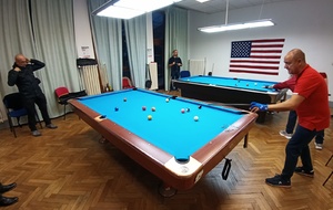 Détente après le match d'exhibition