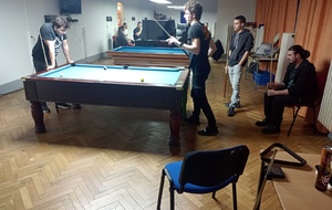 Billard Blackball - très apprécié pendant la soirée -