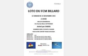 Premier loto du FCM avec  ASF EVENEMENTIEL 