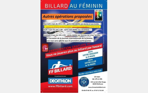 Semaine du billard du 68