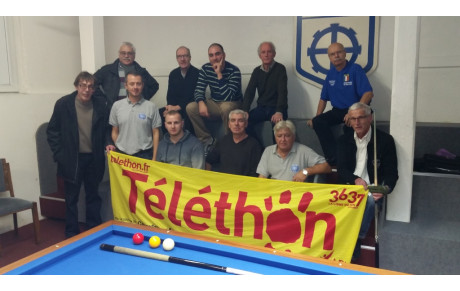 Téléthon 2015 et FCM section billard : un grand cru !
