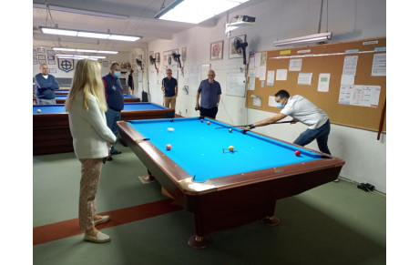 Inauguration officielle du billard américain
